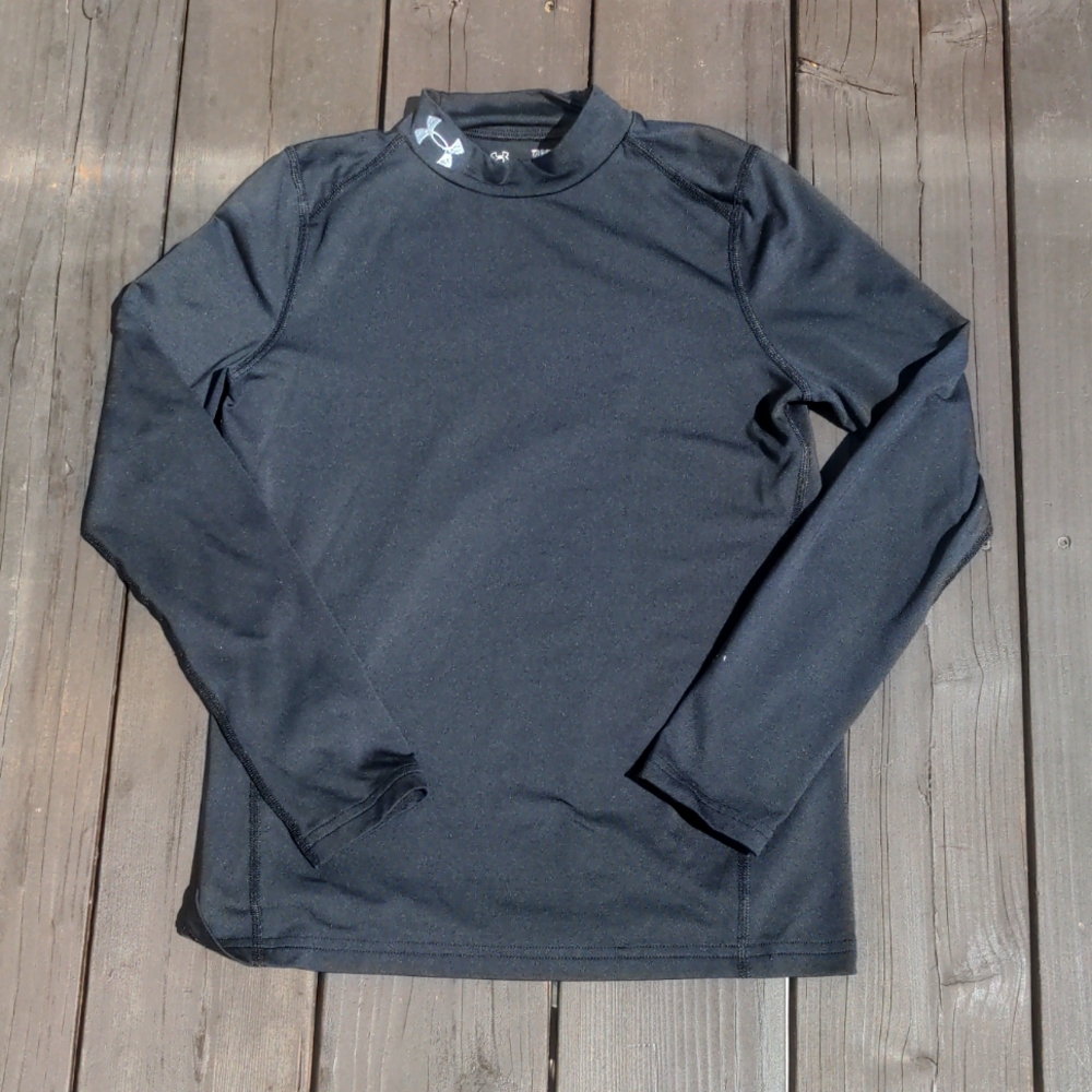 Under Armour Black Thick Long-Sleeve Shirt